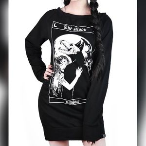 Killstar wolf moon sweater dress